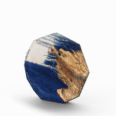 Midnight Gold: Abstract Elegance Fotoblock (Rechts)