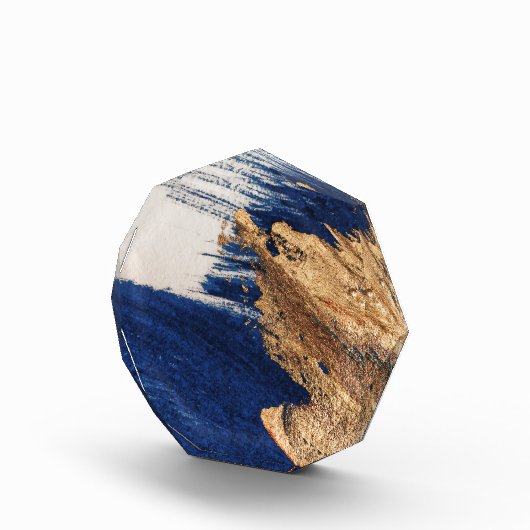 Midnight Gold: Abstract Elegance Fotoblock (Rechts)