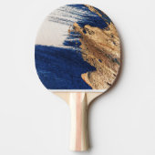 Midnight Gold: Abstract Elegance Tischtennis Schläger (Vorderseite)