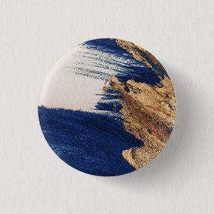 Midnight Gold: Abstrakte Eleganz Button