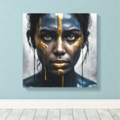 Midnight Gold Leinwanddruck (Insitu (Holzboden))