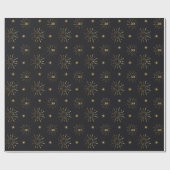 Midnight Gold Meilenstein Geschenkpapier (Flach)