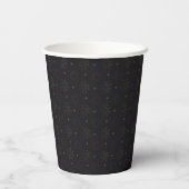 Midnight Gold Milestone Paper cup Pappbecher (Rückseite)