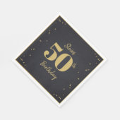 Midnight Gold Milestone Serviette (Ecke)