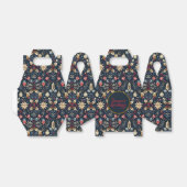 Midnight Gold Ornaments Christmas Pattern Geschenkschachtel (Ungefaltet)