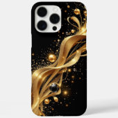 Midnight Gold Wave Case-Mate iPhone Hülle (Rückseite)