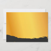 Midnight Gold Wedding Save The Date (Rückseite)