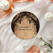 Midnight Gothic Cathedral Birthday Pappteller