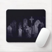 Midnight Graveyard Mouse Pad Mousepad (Mit Mouse)