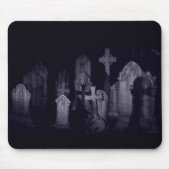Midnight Graveyard Mouse Pad Mousepad (Vorne)
