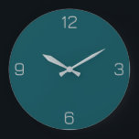 Midnight Green 004953 Color - Option to Add Name Große Wanduhr<br><div class="desc">Fügen Sie einen Namen, Initialen oder Text hinzu, oder behielt Sie die Farbe alleine. Farbkoordinaten mit anderen Elementen des Ladens basierend auf dem Namen und dem HEX-Code (sechsstellige Hex-Triole). Verwenden Sie diesen Code, um andere Elemente zu mischen, zu ergänzen und anzupassen, um diese zu ergänzen oder um anderen Auflistungen hinzuzufügen....</div>