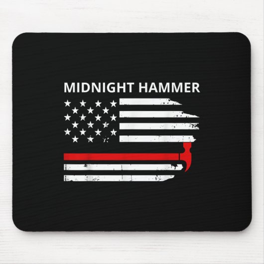 Midnight Hammer B-2 Stealth Jet Operation Merica F Mousepad (Vorne)