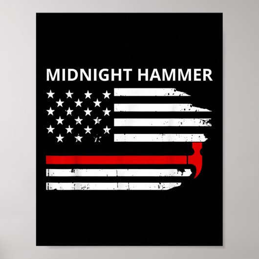 Midnight Hammer B-2 Stealth Jet Operation Merica F Poster (Vorne)