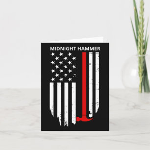 Midnight Hammer B-2 Stealth Jet Operation USA-Flag Karte
