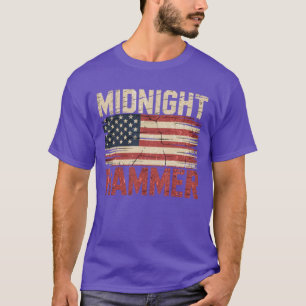 Midnight Hammer B-2 Stealth Jet USA-Flagge T-Shirt