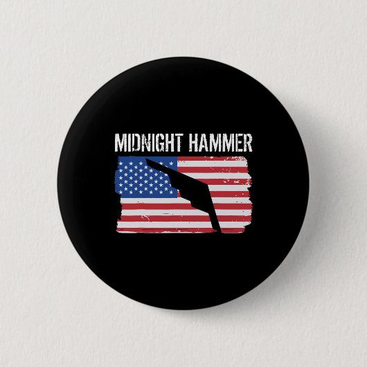 Midnight Hammer B-2-Tarnkappenjet-Operation USA-Fl Button (Vorderseite)