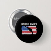 Midnight Hammer B-2-Tarnkappenjet-Operation USA-Fl Button (Vorne & Hinten)