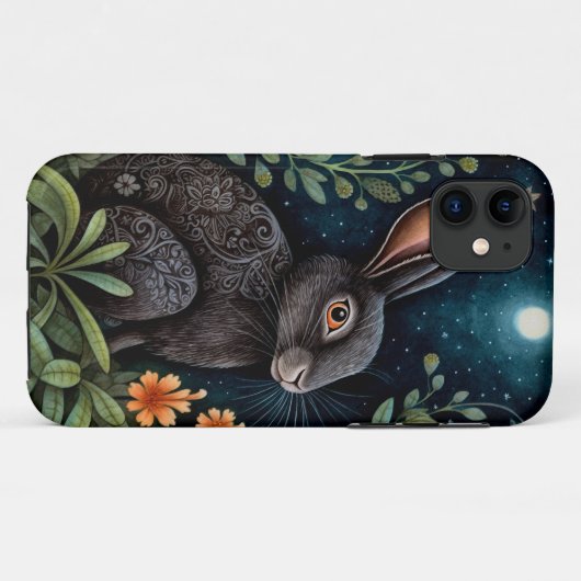 Midnight Hare Phone Case (Rückseite (Horizontal))