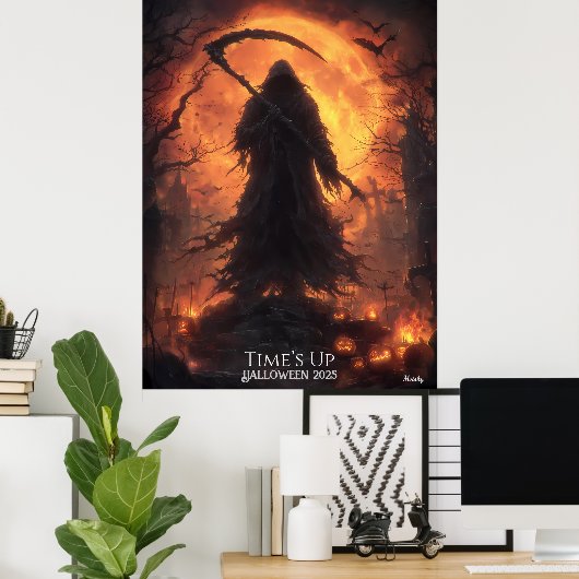 Midnight Harvester Halloween Poster (Heimbüro)