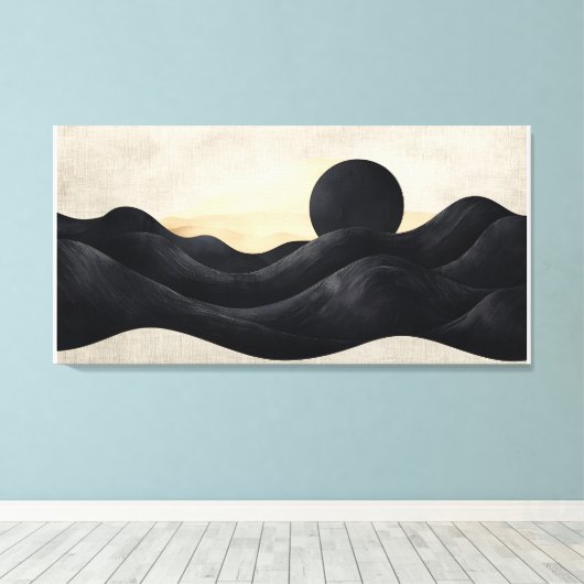 Midnight Horizon Leinwanddruck (Insitu (Holzboden))