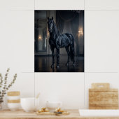 Midnight Horse Ballsaal Poster (Küche)