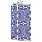 Midnight Indigo Kaleidoscope  Flachmann (Links)