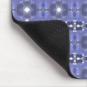 Midnight Indigo Kaleidoscope  Mousepad (Ecke)