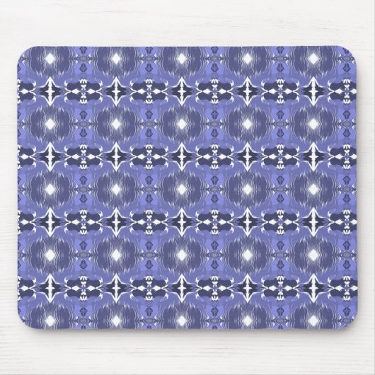 Midnight Indigo Kaleidoscope  Mousepad (Vorne)