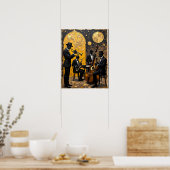Midnight Jazz Ensemble Poster (Küche)