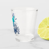Midnight Jelly | Glowing Ocean Shot Glass Design Schnapsglas (Rechts)