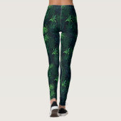 Midnight Jungle Druck Leggings (Rückseite)