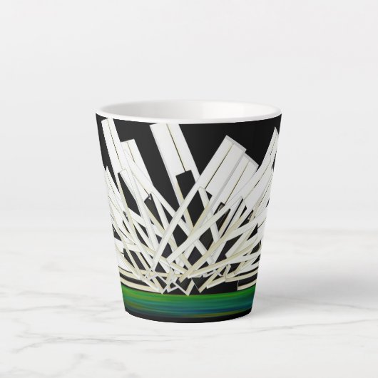 MIDNIGHT KEYS Accent Pillow Milchtasse (Vorderseite)