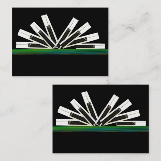 MIDNIGHT KEYS MITTEILUNGSKARTE (Vorne/Hinten)