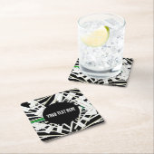 MIDNIGHT KEYS RECHTECKIGER PAPPUNTERSETZER (Vor Ort)