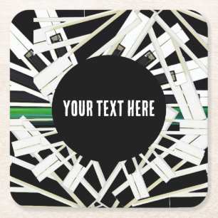 MIDNIGHT KEYS RECHTECKIGER PAPPUNTERSETZER