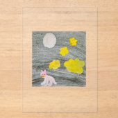 Midnight Kitty Adventure_Invitation Card Acryleinladungen (Vorderseite)