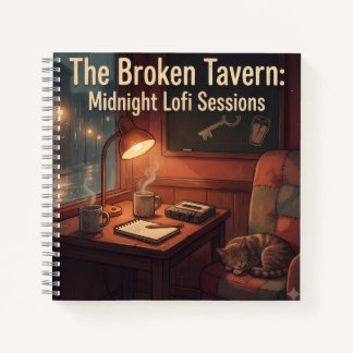 Midnight Lofi Sessions Journal Notizblock
