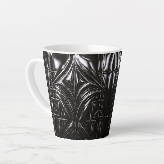 Midnight Luxe-Prägung Milchtasse (Linke Ecke)