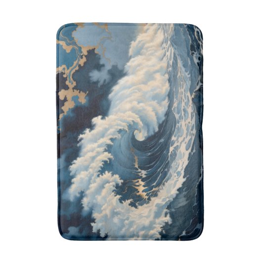 Midnight Maelstrom Badematte (Vorderseite Vertikal)