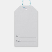 Midnight Magic Dark Navy Boutique Geschenkanhänger (Rückseite)