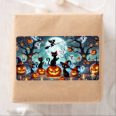 Midnight Magic: Schwarze Katzen & Kürbisse Hallowe (Insitu)