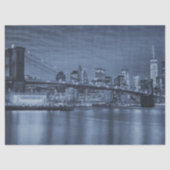 Midnight Manhattan-Silhouette Seidenpapier (Vorderseite)