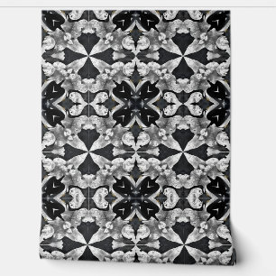 Midnight Marble Mandala: Luxe Geometric Tapete