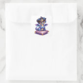 "Midnight Masque Dragon Quadratischer Aufkleber" Aufkleber (Tasche)