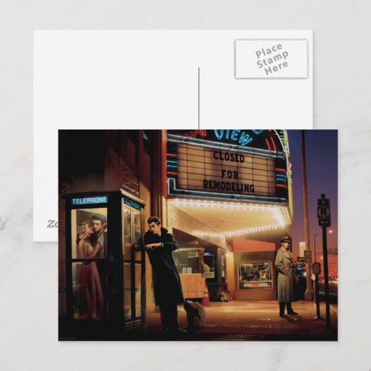 Midnight Matin Postkarte (Vorne/Hinten)