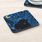 Midnight Moo Coasters Getränkeuntersetzer (Linke Seite)