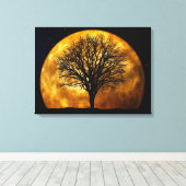 MIDNIGHT MOON LEINWANDDRUCK (Insitu (Holzboden))