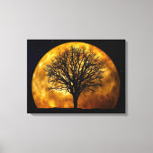 MIDNIGHT MOON LEINWANDDRUCK (Vorderseite)