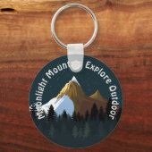 Midnight Mountain Explorer - Benutzerdefiniert Schlüsselanhänger (Vorderseite)
