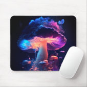 Midnight Mushrooms Dreamscape Mouse Pad Mousepad (Mit Mouse)